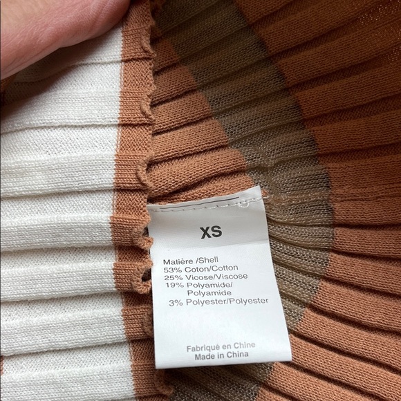 SONIA BY SONIA RYKIEL Elegant Sleeveless Striped Maxi Dress - XS - Picture 10 of 11